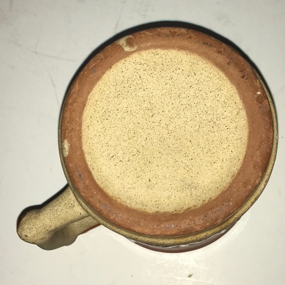 TONALA 4 Pottery Hand Made Mugs Related Style Vintage 2 Redware 1… - Picture 10 of 16